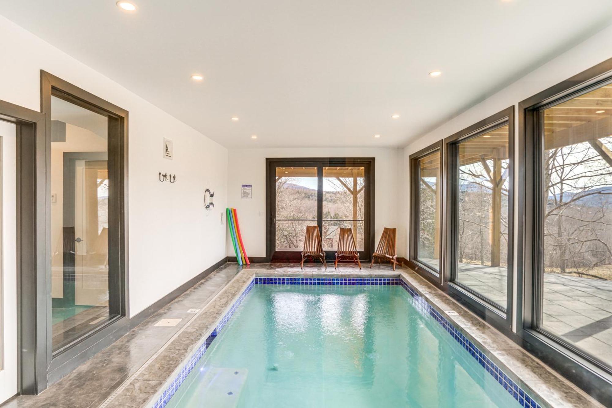 Custom Windham Mtn Villa With Pool, Theater And Views! エクステリア 写真